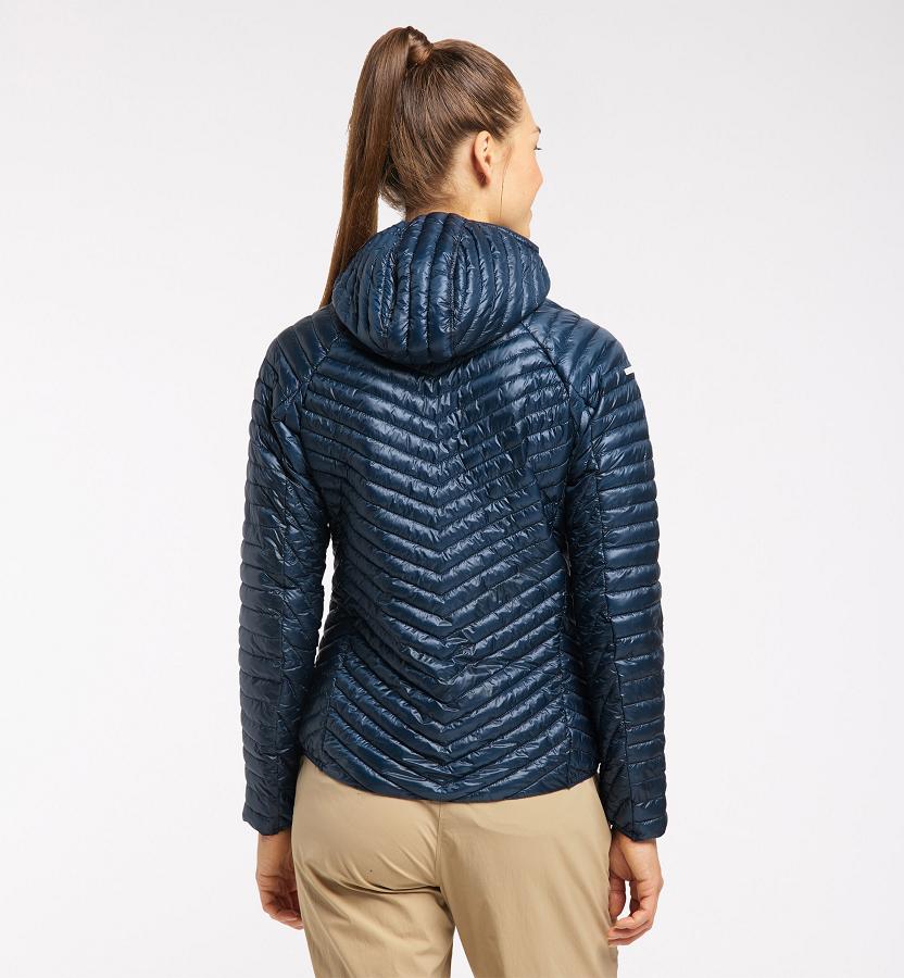 Haglöfs Womens L.I.M Mimic Down Jacket Dark Blue New Zealand 13280AOUB